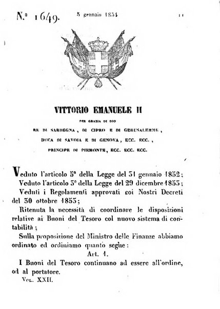 Raccolta degli atti del Governo di Sua Maestà il re di Sardegna